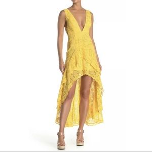 NWT Free People Catalina Dress in Yellow, Size 2